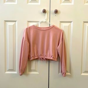 SHEIN blush pink crop top